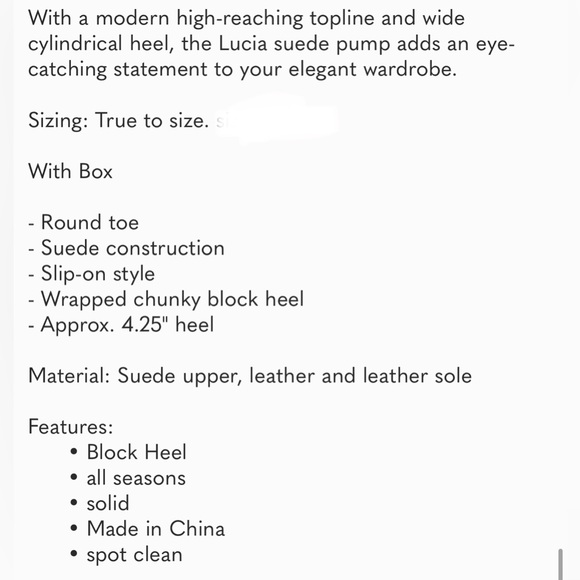 NEW in box Tory Burch Lucia Suede chunky heel merlot Pump - Picture 5 of 8